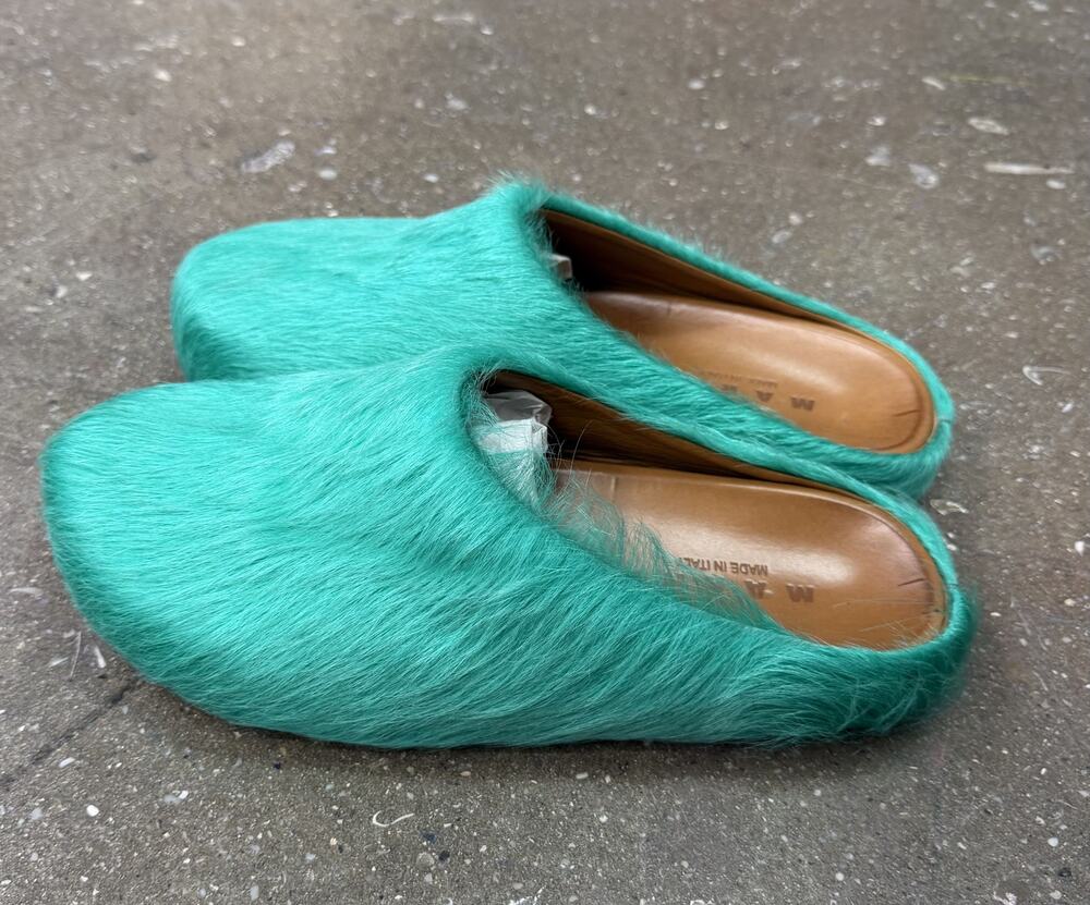Marni Fussbett Sabot Iris Blue